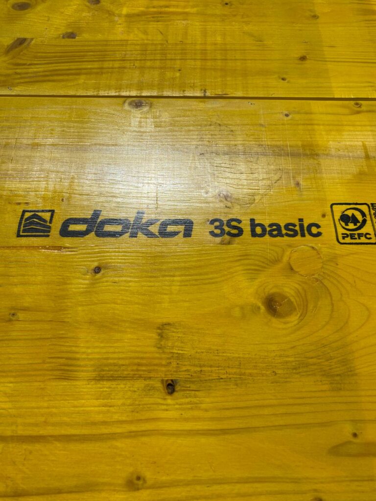 Doka 3S Basic – povrch